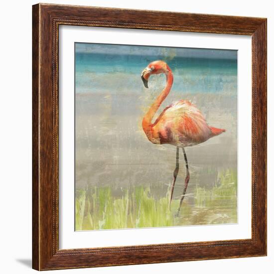 Flamingo Fancy II-null-Framed Art Print