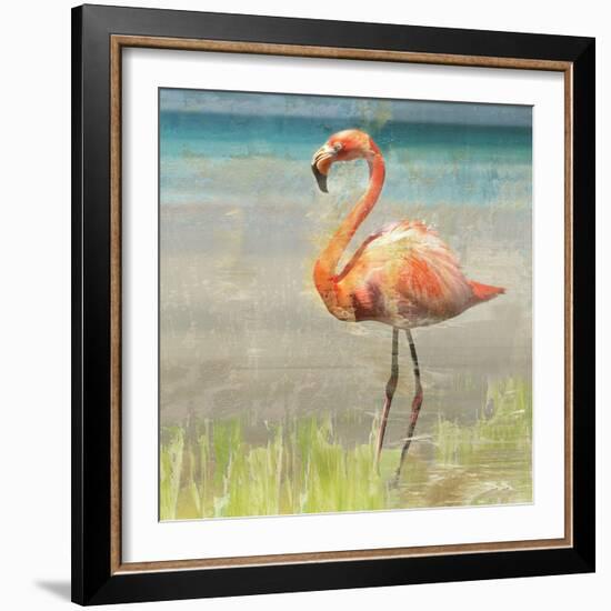 Flamingo Fancy II-null-Framed Art Print