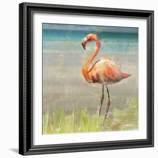 Flamingo Fancy II-null-Framed Art Print