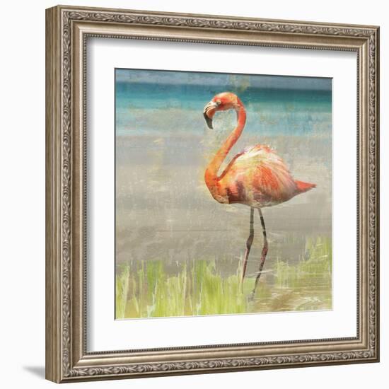 Flamingo Fancy II-null-Framed Art Print