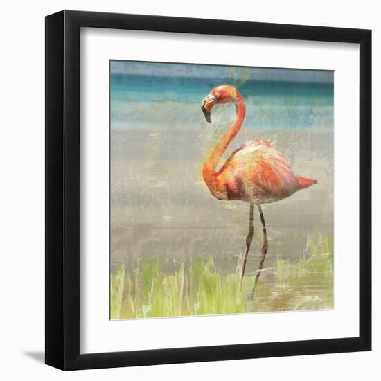 Flamingo Fancy II-null-Framed Art Print