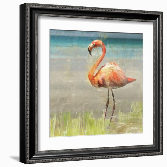 Flamingo Fancy II-null-Framed Art Print