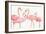 Flamingo Fever I no Splatter-Anne Tavoletti-Framed Art Print