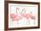 Flamingo Fever I no Splatter-Anne Tavoletti-Framed Art Print