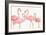 Flamingo Fever I no Splatter-Anne Tavoletti-Framed Art Print