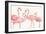 Flamingo Fever I no Splatter-Anne Tavoletti-Framed Premium Giclee Print