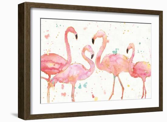 Flamingo Fever I-Anne Tavoletti-Framed Art Print