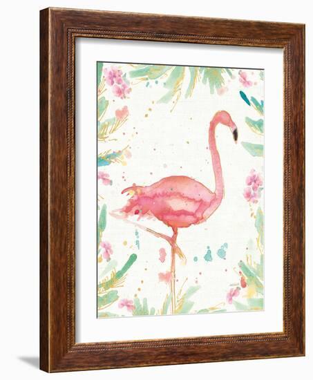 Flamingo Fever XII-Anne Tavoletti-Framed Art Print