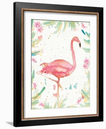 Flamingo Fever XII-Anne Tavoletti-Framed Art Print