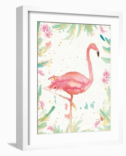 Flamingo Fever XII-Anne Tavoletti-Framed Art Print