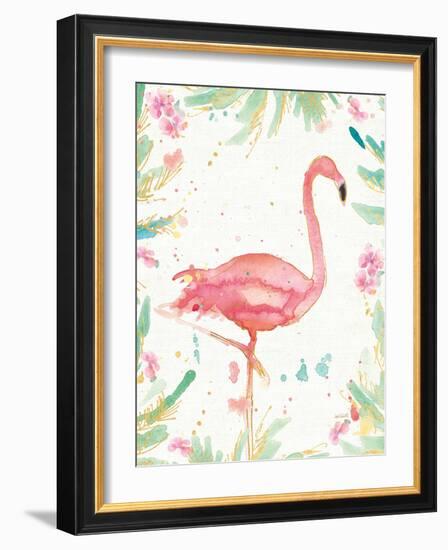 Flamingo Fever XII-Anne Tavoletti-Framed Art Print