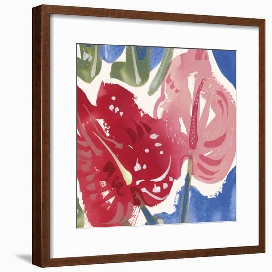 Flamingo Flower I-Alan Halliday-Framed Giclee Print