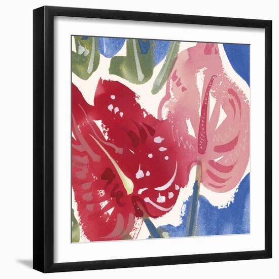 Flamingo Flower I-Alan Halliday-Framed Giclee Print