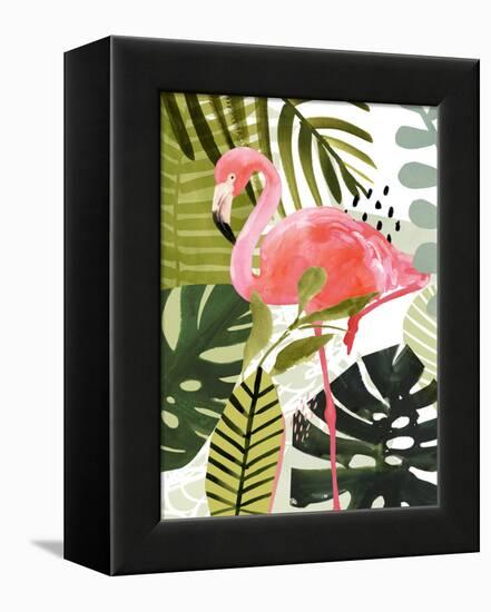 Flamingo Forest I-Victoria Borges-Framed Stretched Canvas