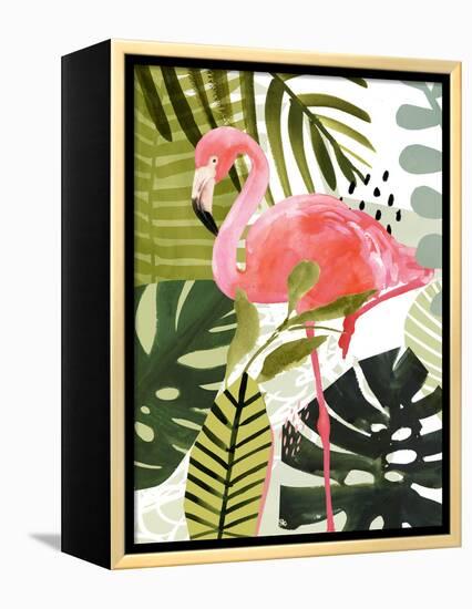 Flamingo Forest I-Victoria Borges-Framed Stretched Canvas