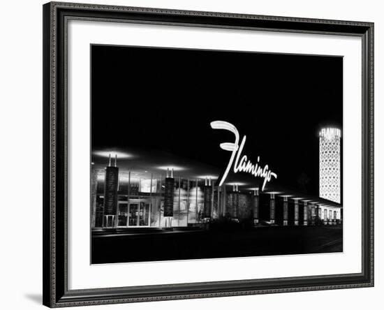 Flamingo Hotel, Las Vegas, Nevada. 1960s-null-Framed Photo