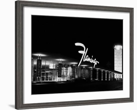 Flamingo Hotel, Las Vegas, Nevada. 1960s-null-Framed Photo