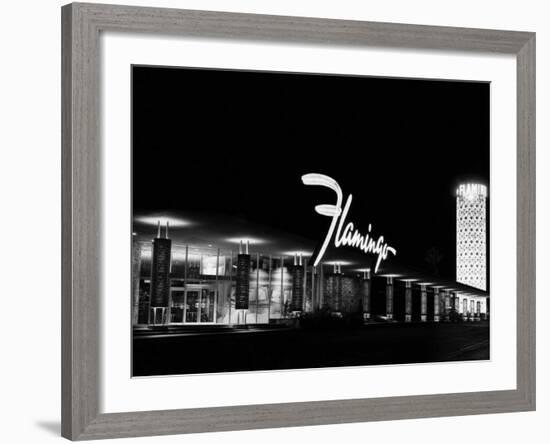 Flamingo Hotel, Las Vegas, Nevada. 1960s-null-Framed Photo