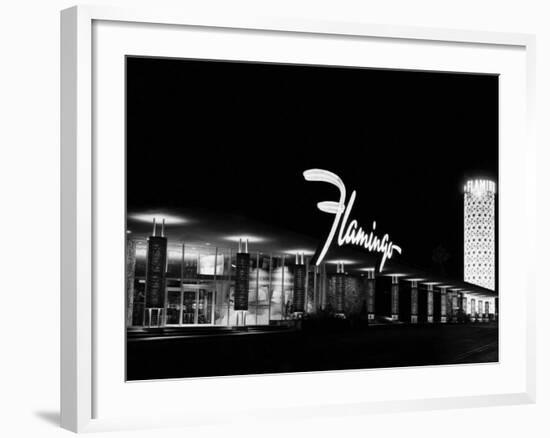 Flamingo Hotel, Las Vegas, Nevada. 1960s-null-Framed Photo