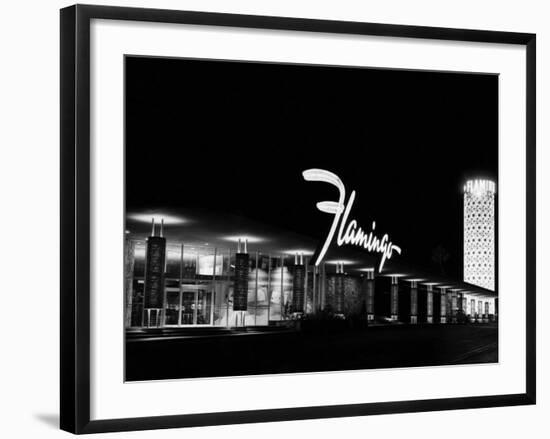 Flamingo Hotel, Las Vegas, Nevada. 1960s-null-Framed Photo