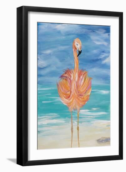 Flamingo I-Julie DeRice-Framed Art Print