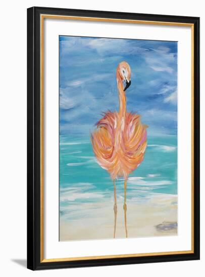 Flamingo I-Julie DeRice-Framed Premium Giclee Print