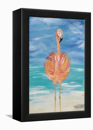 Flamingo I-Julie DeRice-Framed Stretched Canvas