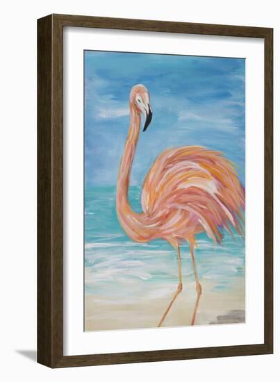 Flamingo II-Julie DeRice-Framed Premium Giclee Print