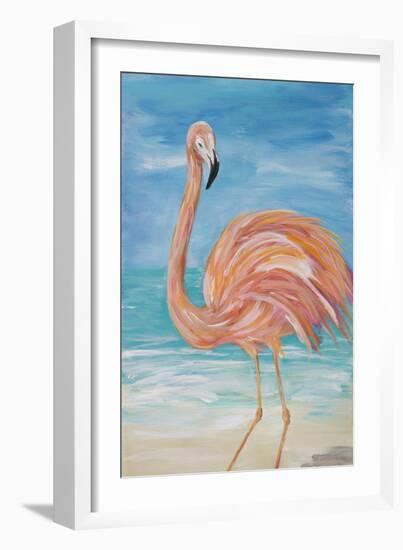 Flamingo II-Julie DeRice-Framed Premium Giclee Print