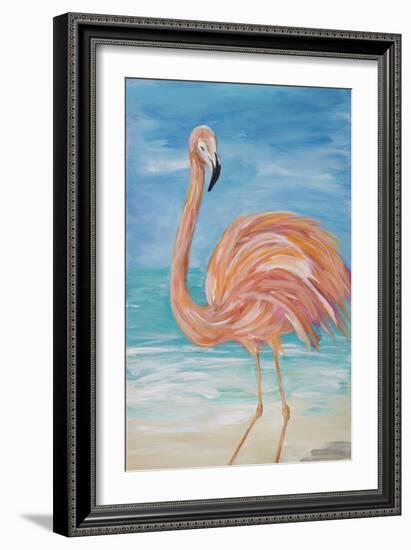 Flamingo II-Julie DeRice-Framed Premium Giclee Print