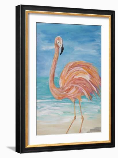 Flamingo II-Julie DeRice-Framed Premium Giclee Print