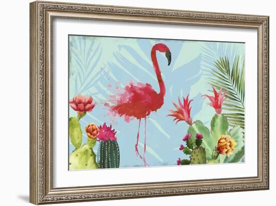 Flamingo in the Mix-Aimee Wilson-Framed Art Print