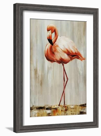 Flamingo IV-Sydney Edmunds-Framed Giclee Print