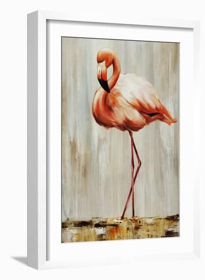 Flamingo IV-Sydney Edmunds-Framed Giclee Print