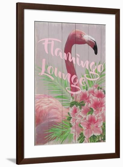 Flamingo Lounge-Cora Niele-Framed Giclee Print