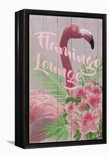 Flamingo Lounge-Cora Niele-Framed Premier Image Canvas