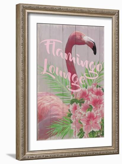 Flamingo Lounge-Cora Niele-Framed Giclee Print