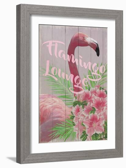 Flamingo Lounge-Cora Niele-Framed Giclee Print