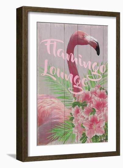 Flamingo Lounge-Cora Niele-Framed Giclee Print