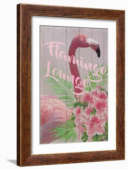 Flamingo Lounge-Cora Niele-Framed Giclee Print