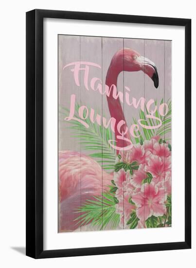 Flamingo Lounge-Cora Niele-Framed Giclee Print