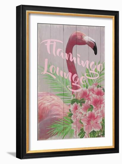 Flamingo Lounge-Cora Niele-Framed Giclee Print