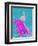 Flamingo On Raft-Matthew Piotrowicz-Framed Art Print