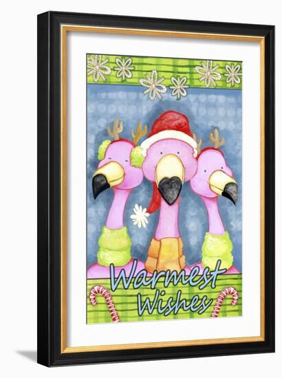 Flamingo Party-Valarie Wade-Framed Giclee Print