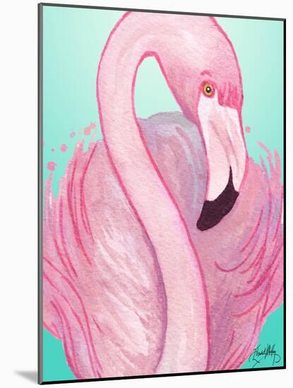 Flamingo Portrait-Elizabeth Medley-Mounted Art Print