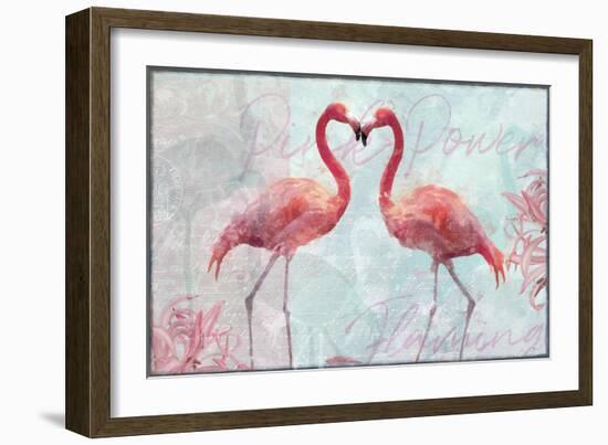 Flamingo Power-Cora Niele-Framed Giclee Print