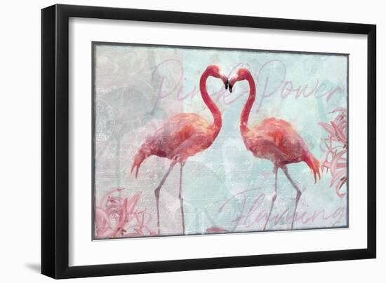 Flamingo Power-Cora Niele-Framed Giclee Print