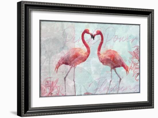 Flamingo Power-Cora Niele-Framed Giclee Print