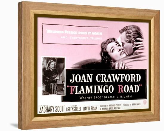 Flamingo Road, Joan Crawford, David Brian, 1949-null-Framed Stretched Canvas