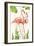 Flamingo Stroll 1-Mary Escobedo-Framed Art Print